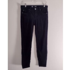 Kut From the Kloth Corduroy Mid-Rise Diana Skinny Pants Black Size 2